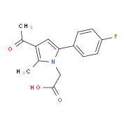 [3-Acetyl-5-(4-fluorophenyl)-2-methyl-1H-pyrrol-1-yl]acetic acid