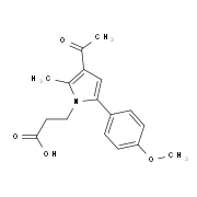 3-[3-Acetyl-5-(4-methoxyphenyl)-2-methyl-1H-pyrrol-1-yl]propanoic acid