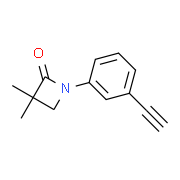 1-(3-Ethynylphenyl)-3,3-dimethyl-2-azetanone