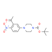 tert-Butyl 4-(3-acetyl-4-nitrophenyl)tetrahydro-1(2H)-pyrazinecarboxylate