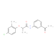 N-(3-Acetylphenyl)-2-(4-chloro-2-methylphenoxy)-propanamide