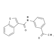 N-(3-Acetylphenyl)-1-benzothiophene-3-carboxamide