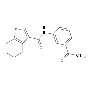 N-(3-Acetylphenyl)-4,5,6,7-tetrahydro-1-benzothiophene-3-carboxamide