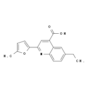 6-Ethyl-2-(5-methyl-2-furyl)quinoline-4-carboxylic acid