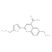 6-Ethyl-2-(5-ethylthien-2-yl)quinoline-4-carboxylic acid