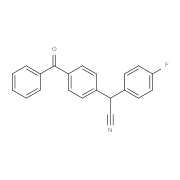 2-(4-Benzoylphenyl)-2-(4-fluorophenyl)acetonitrile