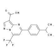 5-(4-Isopropylphenyl)-7-(trifluoromethyl)-pyrazolo[1,5-a]pyrimidine-3-carboxylic acid