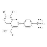 2-(4-tert-Butylphenyl)-7-chloro-8-methylquinoline-4-carboxylic acid