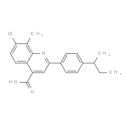 2-(4-sec-Butylphenyl)-7-chloro-8-methylquinoline-4-carboxylic acid