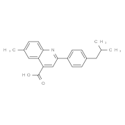 2-(4-Isobutylphenyl)-6-methylquinoline-4-carboxylic acid