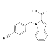 1-(4-Cyanobenzyl)-1H-indole-2-carboxylic acid