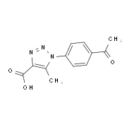 1-(4-Acetyl-phenyl)-5-methyl-1H-[1,2,3]triazole-4-carboxylic acid