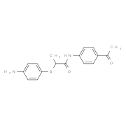 N-(4-Acetylphenyl)-2-[(4-aminophenyl)thio]-propanamide