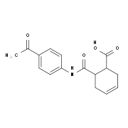 6-{[(4-Acetylphenyl)amino]carbonyl}cyclohex-3-ene-1-carboxylic acid