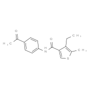 N-(4-Acetylphenyl)-4-ethyl-5-methylthiophene-3-carboxamide