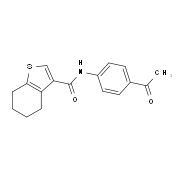 N-(4-Acetylphenyl)-4,5,6,7-tetrahydro-1-benzothiophene-3-carboxamide
