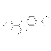 2-(4-Acetylphenoxy)-2-phenylacetic acid