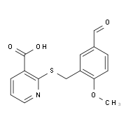 2-[(5-Formyl-2-methoxybenzyl)thio]nicotinic acid
