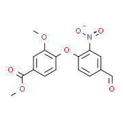Methyl 4-(4-formyl-2-nitrophenoxy)-3-methoxybenzenecarboxylate