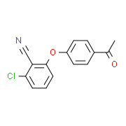 2-(4-Acetylphenoxy)-6-chlorobenzenecarbonitrile