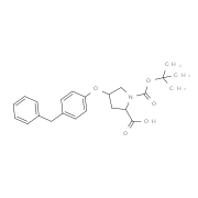 (2S,4S)-4-(4-Benzylphenoxy)-1-(tert-butoxy-carbonyl)-2-pyrrolidinecarboxylic acid