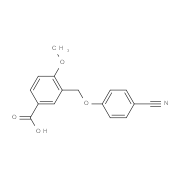 3-[(4-Cyanophenoxy)methyl]-4-methoxybenzoic acid