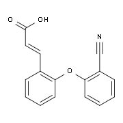 3-[2-(2-Cyanophenoxy)phenyl]acrylic acid