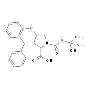 (2S,4S)-4-(2-Benzylphenoxy)-1-(tert-butoxy-carbonyl)-2-pyrrolidinecarboxylic acid