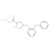 Methyl (2S,4S)-4-(2-benzylphenoxy)-2-pyrrolidinecarboxylate