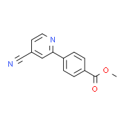 Methyl 4-(4-cyano-2-pyridinyl)benzenecarboxylate