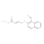 Methyl 4-[(1-formyl-2-naphthyl)oxy]-2-butenoate