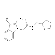 2-(3-Formyl-2-methyl-indol-1-yl)-N-(tetrahydro-furan-2-ylmethyl)-acetamide