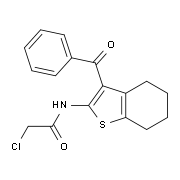 N-(3-Benzoyl-4,5,6,7-tetrahydro-benzo[b]thiophen-2-yl)-2-chloro-acetamide