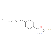 5-(4-Pentylcyclohexyl)-1,3,4-oxadiazol-2-ylhydrosulfide