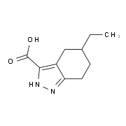 5-Ethyl-4,5,6,7-tetrahydro-2H-indazole-3-carboxylic acid