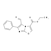 Ethyl 5-formyl-6-phenylimidazo-[2,1-b][1,3]thiazole-3-carboxylate
