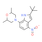 2-tert-Butyl-7-(2,6-dimethylmorpholin-4-yl)-4-nitroindole