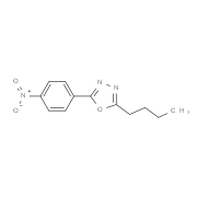 2-Butyl-5-(4-nitrophenyl)-1,3,4-oxadiazole