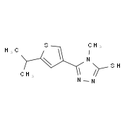 5-(5-Isopropylthien-3-yl)-4-methyl-4H-1,2,4-triazole-3-thiol