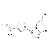 5-(5-Isopropylthien-3-yl)-4-propyl-4H-1,2,4-triazole-3-thiol