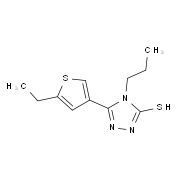 5-(5-Ethylthien-3-yl)-4-propyl-4H-1,2,4-triazole-3-thiol