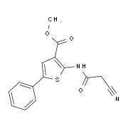 Methyl 2-[(cyanoacetyl)amino]-5-phenylthiophene-3-carboxylate