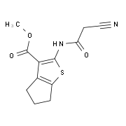 Methyl 2-[(cyanoacetyl)amino]-5,6-dihydro-4H-cyclopenta[b]thiophene-3-carboxylate