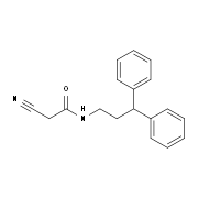 2-Cyano-N-(3,3-diphenylpropyl)acetamide