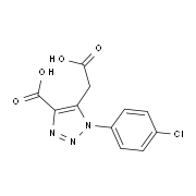 5-(Carboxymethyl)-1-(4-chlorophenyl)-1H-1,2,3-triazole-4-carboxylic acid