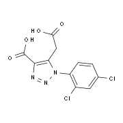 5-(Carboxymethyl)-1-(2,4-dichlorophenyl)-1H-1,2,3-triazole-4-carboxylic acid