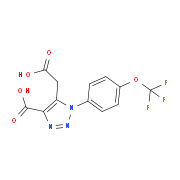 5-(Carboxymethyl)-1-[4-(trifluoromethoxy)phenyl]-1H-1,2,3-triazole-4-carboxylic acid