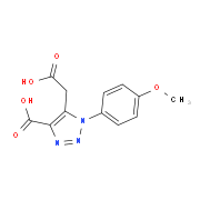 5-(Carboxymethyl)-1-(4-methoxyphenyl)-1H-1,2,3-triazole-4-carboxylic acid