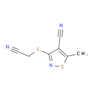 3-[(Cyanomethyl)sulfanyl]-5-methyl-4-isothiazolecarbonitrile