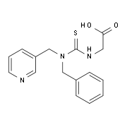 ({[Benzyl(pyridin-3-ylmethyl)amino]-carbonothioyl}amino)acetic acid